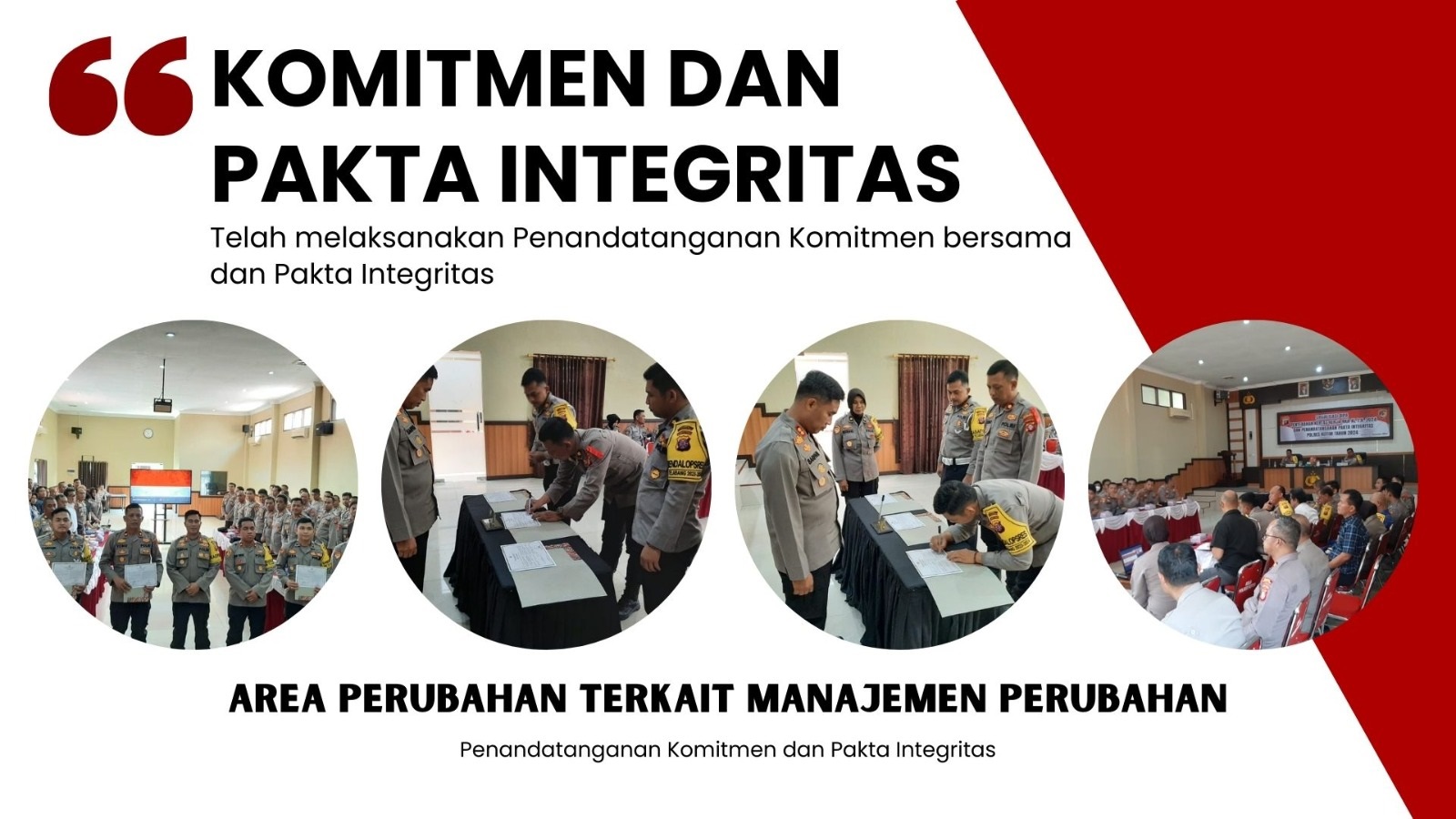 Komitmen dan Fakta Integritas